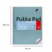 Pukka Pads Metallic Jotta Notepad Wirebound A4 5mm Dotted Grid 4 Hole Punched 200 Perforated Pages Green (Pack 3) - JM018DOT 26732PK