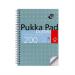 Pukka Pads Metallic Jotta Notepad Wirebound A5 5mm Dotted Grid 200 Perforated Pages Green (Pack 3) - JM021DOT 26739PK