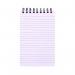 Pukka Pads Pressboard Major Pad Wirebound Topbound 202 x 127mm 300 pages Feint Ruled Paper Assorted Colours (Pack 10) - 7266-PRS 26753PK