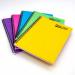 Pukka Pads Pressboard Brights Pad A4 Wirebound Sidebound 120 Pages Feint Ruled Paper Assorted Bright Colours (Pack 10) - 7268-PRS 26767PK