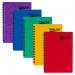 Pukka Pads Pressboard Pad A5 Wirebound Sidebound 120 Pages Feint Ruled Paper Assorted Colours (Pack 10) - 7270-PRS 26781PK