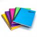 Pukka Pads Pressboard Brights Pad A5 Wirebound Sidebound 120 Pages Feint Ruled Paper Assorted Bright Colours (Pack 10) - 7271-PRS 26788PK