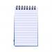 Pukka Pads Pressboard Minor Pad A7 76 x 127mm Wirebound Topbound 120 Pages Feint Ruled Paper Assorted Colours (Pack 20) - 7272-PRS 26795PK