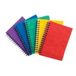 Pukka Pads Pressboard Pad A6 Wirebound Sidebound 120 Pages Feint Ruled Paper Assorted Colours (Pack 10 ) - 7274-PRS 26809PK