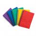 Pukka Pads Pressboard Pad A6 Wirebound Sidebound 120 Pages Feint Ruled Paper Assorted Colours (Pack 10 ) - 7274-PRS 26809PK