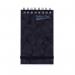 Pukka Pads Pressboard Minor Pad A7 76 x 127mm Wirebound Topbound 120 Pages Feint Ruled Paper Black (Pack 10) - 7275-PRS 26816PK