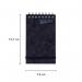 Pukka Pads Pressboard Minor Pad A7 76 x 127mm Wirebound Topbound 120 Pages Feint Ruled Paper Black (Pack 10) - 7275-PRS 26816PK