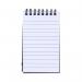 Pukka Pads Pressboard Minor Pad A7 76 x 127mm Wirebound Topbound 120 Pages Feint Ruled Paper Black (Pack 10) - 7275-PRS 26816PK