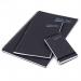 Pukka Pads Pressboard Pad A5 Wirebound Sidebound 120 Pages Feint Ruled Paper Black (Pack 10) - 7276-PRS 26823PK