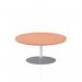 Dynamic Italia 1000mm Poseur Round Table Beech Top 475mm High Leg ITL0136 26825DY