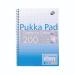 Pukka Pads Irlen Jotta A4 Wirebound 200 Turquoise Perforated Pages Paper Tinted Ruling With Margin (Pack 3) - IRLJOTA4(TURQ) 26837PK