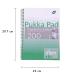 Pukka Pads Irlen Jotta A4 Wirebound 200 Green Perforated Pages Paper Tinted Ruling With Margin (Pack 3) - IRLJOTA4(GREEN) 26844PK