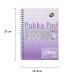 Pukka Pads Irlen Jotta A4 Wirebound 200 Lavender Perforated Pages Paper Tinted Ruling With Margin (Pack 3) - IRLJOTA4(LAV) 26851PK