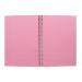 Pukka Pads Irlen Jotta A4 Wirebound 200 Rose Perforated Pages Paper Tinted Ruling With Margin (Pack 3) - IRLJOTA4(ROSE) 26858PK