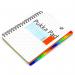 Pukka Pads Vocab Book B5 190 x 250mm Wirebound 520 Word A-Z Multicoloured Dividers White - 9599-VOC 26872PK