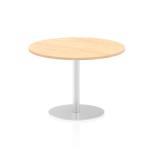 Dynamic Italia 1000mm Poseur Round Table Maple Top 725mm High Leg ITL0145 26874DY