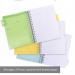 Pukka Pads Study Book B5 181 x 257mm 4 Coloured Dividers 3 Paper Types Includes Revision Cards Grey (Pack1) - 9824-STU 26886PK