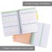 Pukka Pads Study Book B5 181 x 257mm 4 Coloured Dividers 3 Paper Types Includes Revision Cards Grey (Pack1) - 9824-STU 26886PK