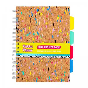 Click to view product details and reviews for Pukka Planet Cork Project Book B5 181 X 257mm 200 Page 8mm Lined 80gsm.