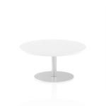Dynamic Italia 1000mm Poseur Round Table White Top 475mm High Leg ITL0138 26930DY