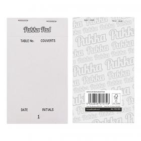 Pukka Pads Restaurant Pad NCR Duplicate Numbered Pages 95mm x 165mm White (Pack 5) - 7074-RES 26935PK