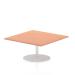 Dynamic Italia 1000mm Poseur Square Table Beech Top 475mm High Leg ITL0346 26951DY