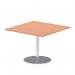 Dynamic Italia 1000mm Poseur Square Table Beech Top 725mm High Leg ITL0352 26958DY