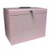 ValueX Cathedral Metal Suspension File Box A4 Pastel Pink - FPA4PP 26984CA