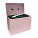 ValueX Cathedral Metal Suspension File Box A4 Pastel Pink - FPA4PP 26984CA