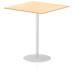 Dynamic Italia 1000mm Poseur Square Table Maple Top 1145mm High Leg ITL0361 26986DY