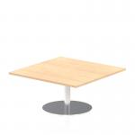 Dynamic Italia 1000mm Poseur Square Table Maple Top 475mm High Leg ITL0349 26993DY