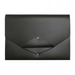 Expanding File 13 Pocket Triangle Flap Black - EXPTFBK 26998CA