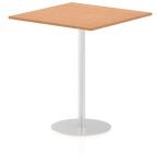 Dynamic Italia 1000mm Poseur Square Table Oak Top 1145mm High Leg ITL0362 27007DY