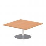 Dynamic Italia 1000mm Poseur Square Table Oak Top 475mm High Leg ITL0350 27014DY