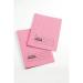 Rexel Jiffex Transfer File Manilla Foolscap 315gsm Pink (Pack 50) 43217EAST 27017AC