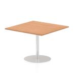 Dynamic Italia 1000mm Poseur Square Table Oak Top 725mm High Leg ITL0356 27021DY