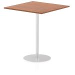 Dynamic Italia 1000mm Poseur Square Table Walnut Top 1145mm High Leg ITL0359 27028DY