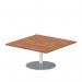 Dynamic Italia 1000mm Poseur Square Table Walnut Top 475mm High Leg ITL0347 27035DY