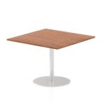 Dynamic Italia 1000mm Poseur Square Table Walnut Top 725mm High Leg ITL0353 27042DY