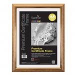 SECO A4 Deluxe Certificate Frame Gold - GDA4CERT 27061SS