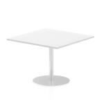 Dynamic Italia 1000mm Poseur Square Table White Top 725mm High Leg ITL0354 27063DY