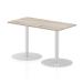 Dynamic Italia 1200 x 600mm Poseur Rectangular Table Grey Oak Top 725mm High Leg ITL0237 27105DY