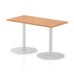Dynamic Italia 1200 x 600mm Poseur Rectangular Table Oak Top 725mm High Leg ITL0236 27147DY