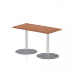 Dynamic Italia 1200 x 600mm Poseur Rectangular Table Walnut Top 725mm High Leg ITL0233 27168DY