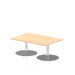 Dynamic Italia 1200 x 800mm Poseur Rectangular Table Maple Top 475mm High Leg ITL0247 27245DY