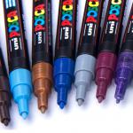 Posca PC-3M Paint Marker Assorted Pastel Colours (Pack 8) - 238212174 27299UB