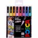 Posca PC-3M Paint Marker Assorted Pastel Colours (Pack 8) - 238212174 27299UB