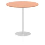 Dynamic Italia 1200mm Poseur Round Table Beech Top 1145mm High Leg ITL0166 27315DY