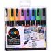 Posca PC-5M Paint Marker Assorted Pale Colours (Pack 8) - 153544854 27320UB