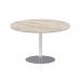 Dynamic Italia 1200mm Poseur Round Table Grey Oak Top 725mm High Leg ITL0165 27350DY